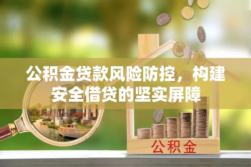 莱芜公积金贷款风险防控，构建安全借贷的坚实屏障